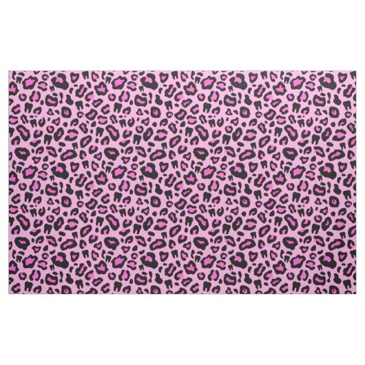Rosa Zahnleoplattdruck Stoff (Fat Quarter (45,7 x 55,9 cm))