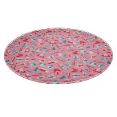 Rosa zahnmedizinisches Muster Schneidebrett (Ecke)