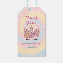 Rosa Zauberhafte Einhorn-gefärbte Krawatte Gold Gl