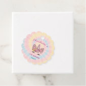 Rosa Zauberhafte Einhorn-gefärbte Krawatte Gold Gl Geschenkanhänger (Beispiel)