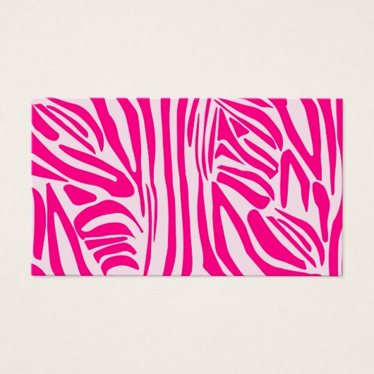 Rosa Zebra (Vorderseite)