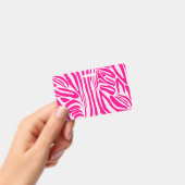 Rosa Zebra Ausweis (Handheld)