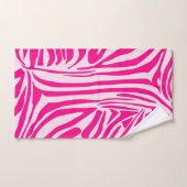 Rosa Zebra Badhandtuch Set (Handtuch)