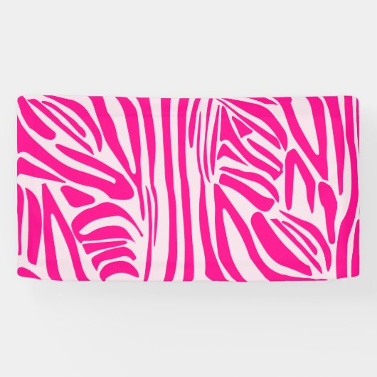 Rosa Zebra Banner (Horizontal)