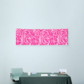 Rosa Zebra Banner (Messeveranstaltung)
