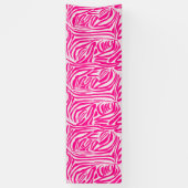 Rosa Zebra Banner (Vertikal)
