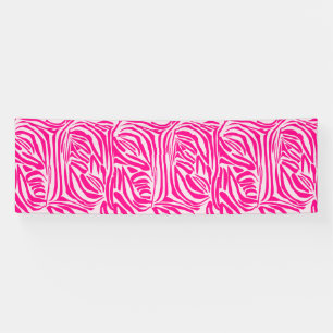 Rosa Zebra Banner
