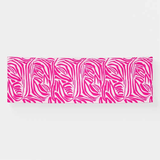 Rosa Zebra Banner (Horizontal)