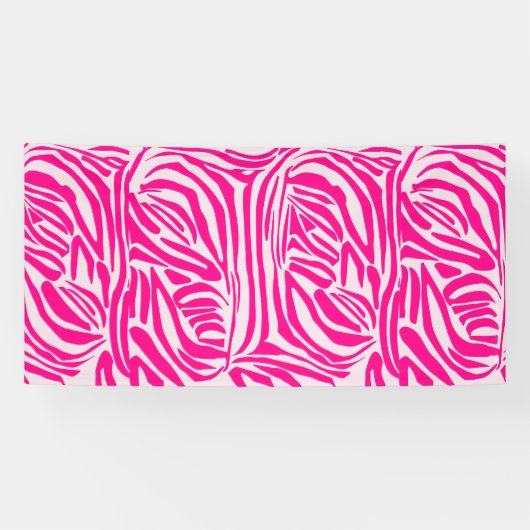 Rosa Zebra Banner (Horizontal)