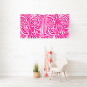 Rosa Zebra Banner (Insitu)