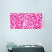 Rosa Zebra Banner (Messeveranstaltung)