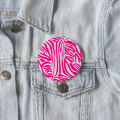 Rosa Zebra Button (Beispiel)