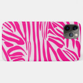 Rosa Zebra Case-Mate iPhone Hülle (Rückseite (Horizontal))