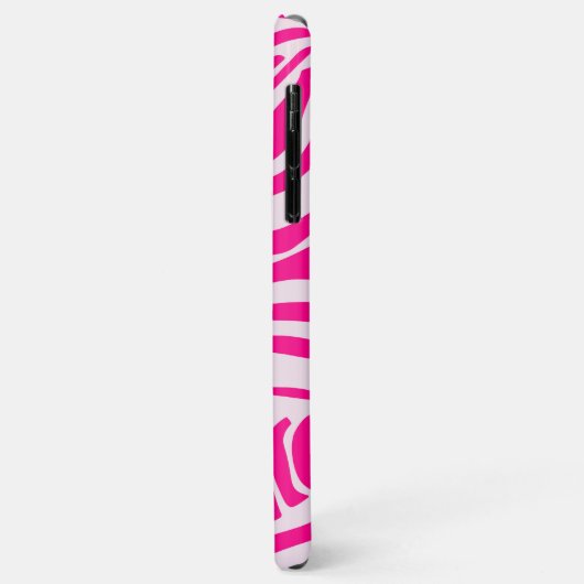 Rosa Zebra Case-Mate iPhone Hülle (Hinten/Links)