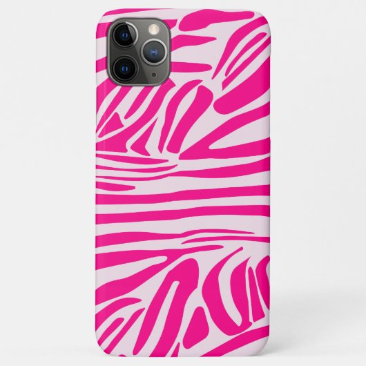 Rosa Zebra Case-Mate iPhone Hülle (Rückseite)