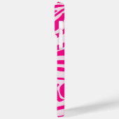 Rosa Zebra Case-Mate iPhone Hülle (Rückseite / Links)