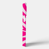 Rosa Zebra Case-Mate iPhone Hülle (Rückseite / Rechts)