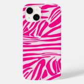 Rosa Zebra Case-Mate iPhone Hülle (Rückseite)