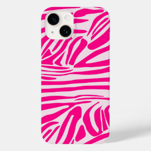 Rosa Zebra Case-Mate iPhone 14 Hülle