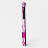 Rosa Zebra Case-Mate iPhone Hülle (Hinten/Links)