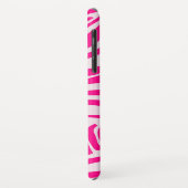 Rosa Zebra Case-Mate iPhone Hülle (Hinten/Links)