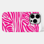 Rosa Zebra Case-Mate iPhone Hülle (Rückseite (Horizontal))