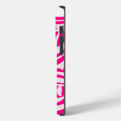 Rosa Zebra Case-Mate iPhone Hülle (Rückseite / Links)