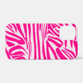 Rosa Zebra Case-Mate iPhone Hülle (Rückseite (Horizontal))