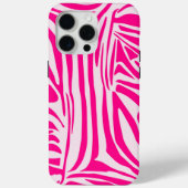 Rosa Zebra Case-Mate iPhone Hülle (Rückseite)