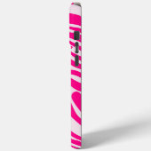 Rosa Zebra Case-Mate iPhone Hülle (Rückseite / Links)