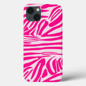 Rosa Zebra Case-Mate iPhone Hülle (Rückseite)