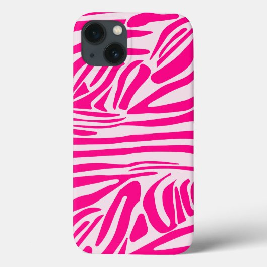 Rosa Zebra Case-Mate iPhone Hülle (Rückseite)