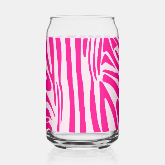 Rosa Zebra Dosenglas (Links)