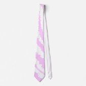 Rosa Zebra-Druck, Tiermuster Krawatte (Vorderseite)