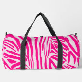 Rosa Zebra Duffle Bag (Vorderseite)