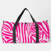 Rosa Zebra Duffle Bag (Rückseite)