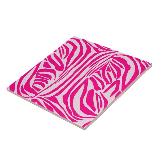 Rosa Zebra Fliese (Seite)