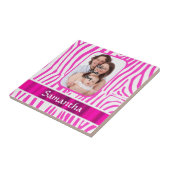 Rosa Zebra Fliese (Seite)