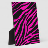 Rosa Zebra Fotoplatte (Seite)