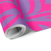 Rosa Zebra Geschenkpapier (Rolleneckpunkt)