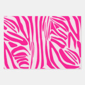 Rosa Zebra Geschenkpapier Set (Vorderseite 2)