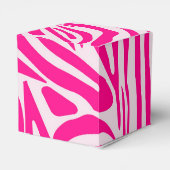 Rosa Zebra Geschenkschachtel (Rückseite)