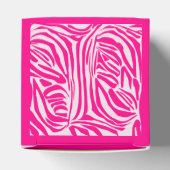Rosa Zebra Geschenkschachtel (Oben)