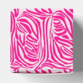 Rosa Zebra Geschenkschachtel (Oben)