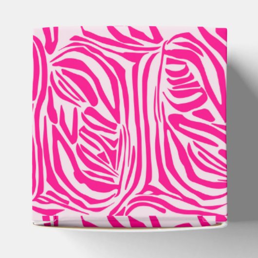 Rosa Zebra Geschenkschachtel (Oben)
