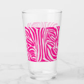 Rosa Zebra Glas (Rückseite)