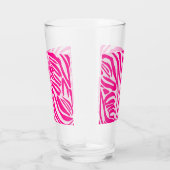 Rosa Zebra Glas (Rechts)