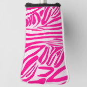 Rosa Zebra Golf Headcover (Rotieren 90)