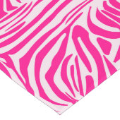 Rosa Zebra Großer Tischläufer (Ecke)