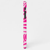 Rosa Zebra iPhone Hülle (Linke Seite)